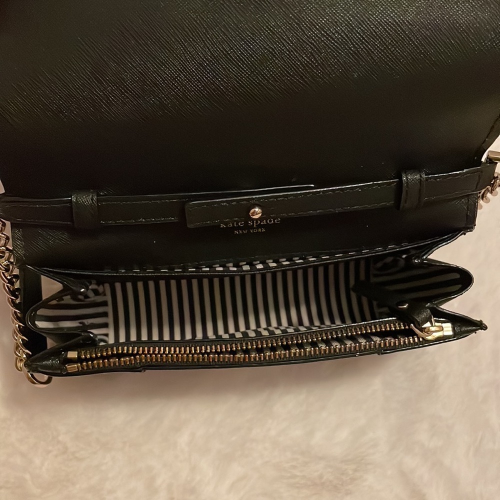 Kate Spade Black Staci Small Flap Crossbody - Picture 5 of 9